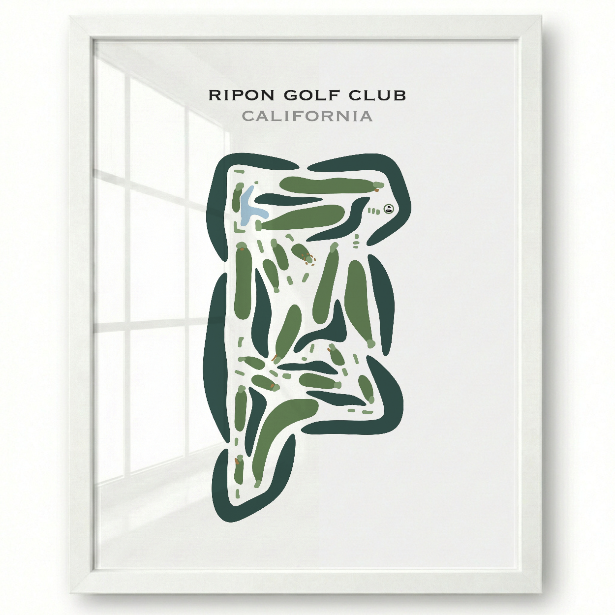 Ripon Golf Club, California - Printed Golf Courses
