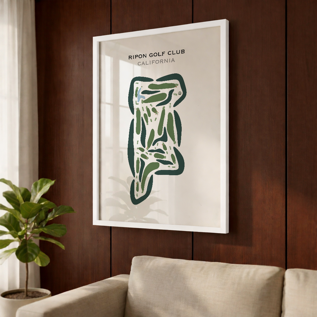 Ripon Golf Club, California - Printed Golf Courses