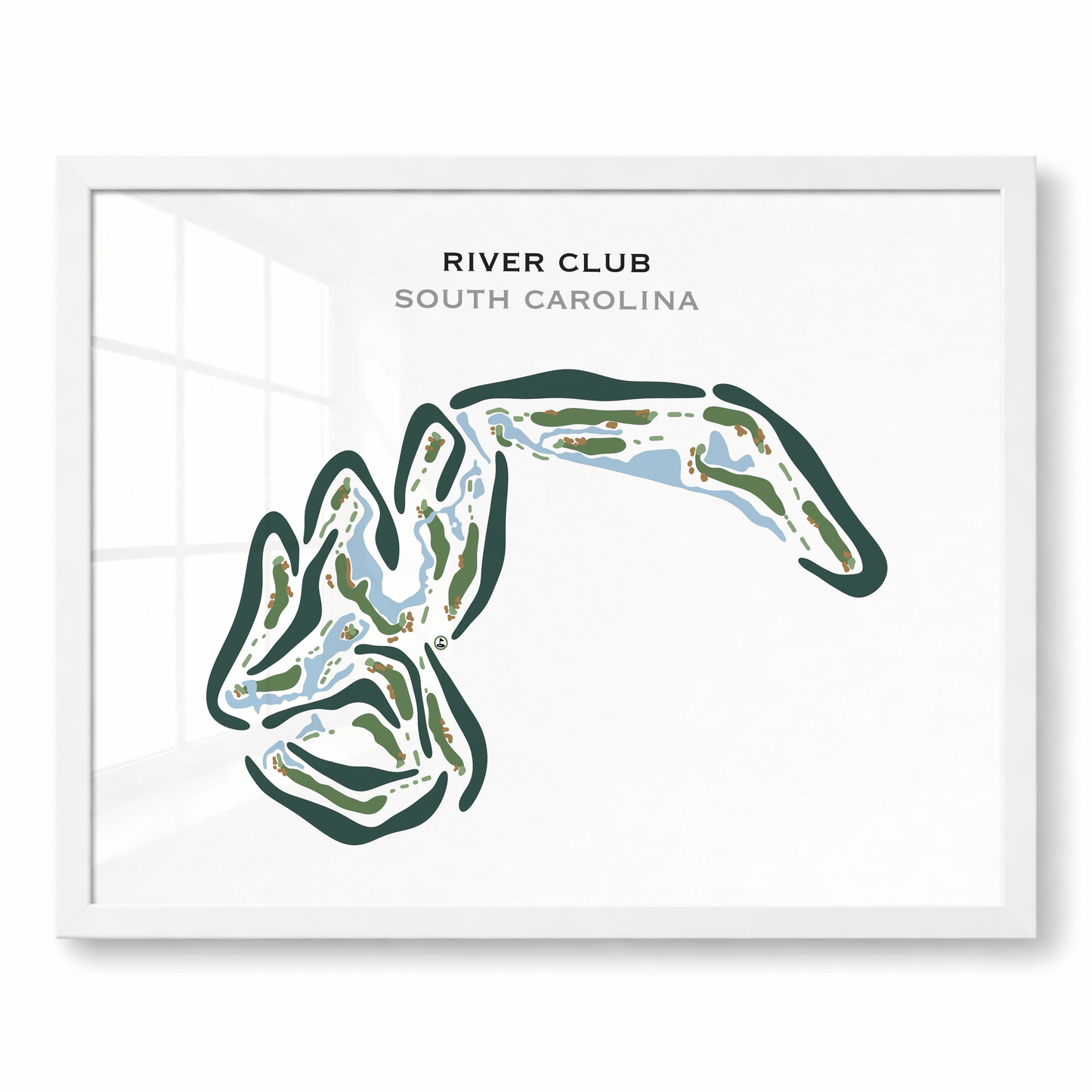 River Club, South Carolina - Printed Golf Courses
