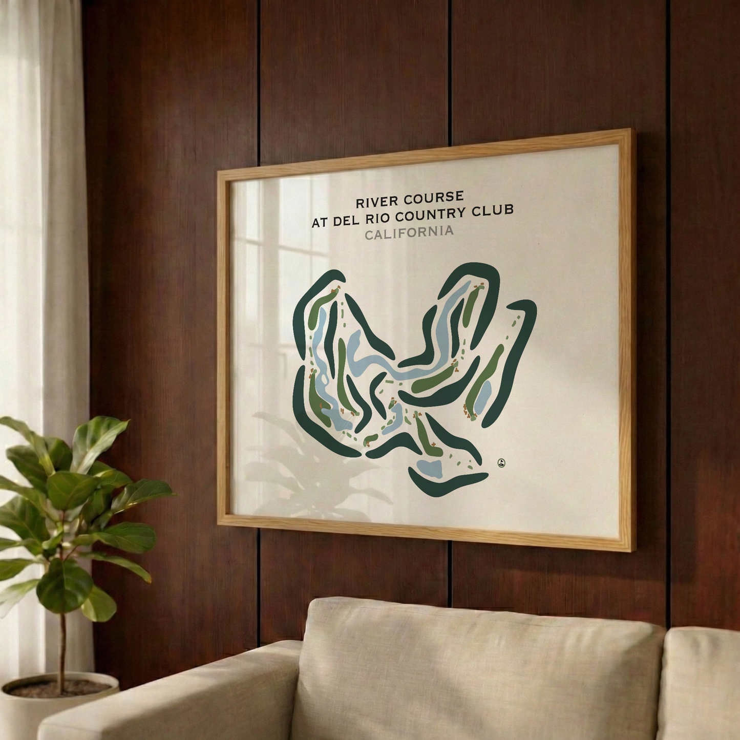 River Course at Del Rio Country Club, California - Printed Golf Courses
