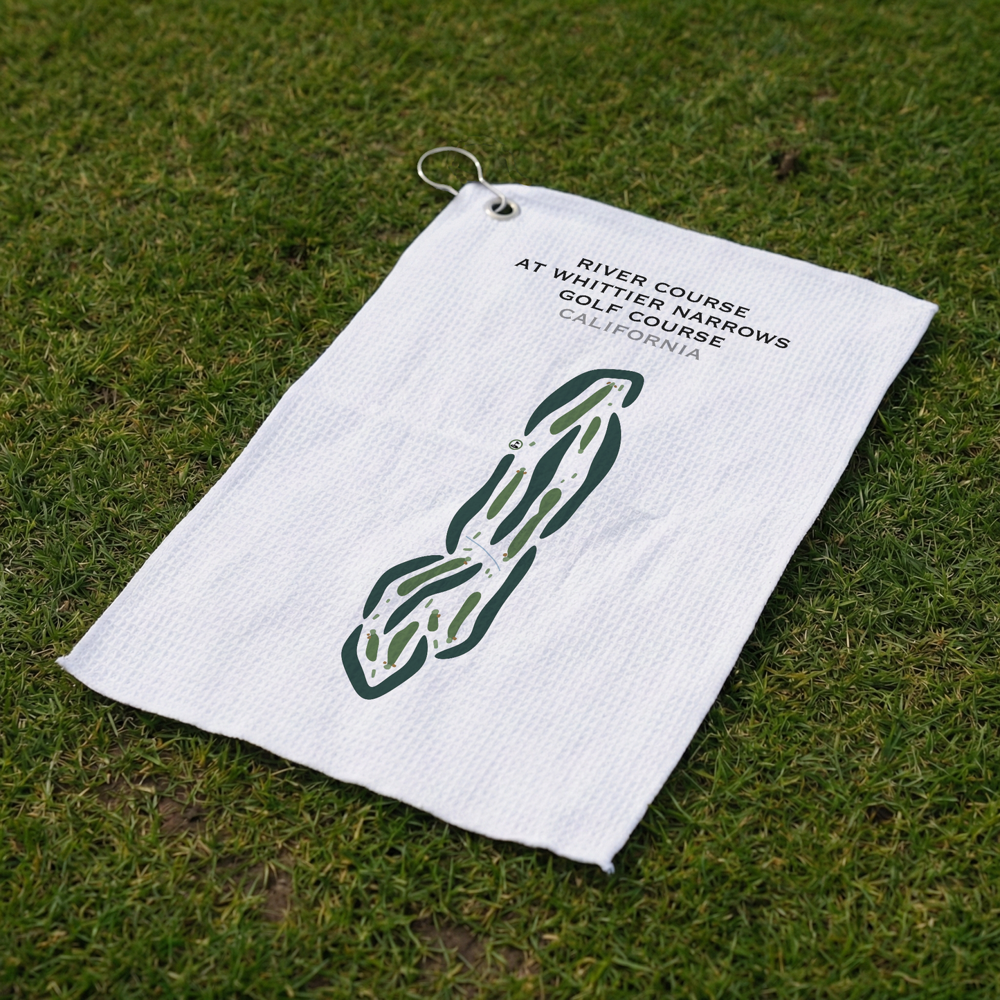 River Course at Whittier Narrows Golf Course, California - Printed Golf Courses