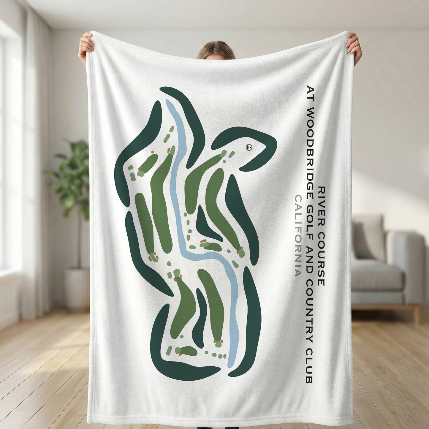 River Course at Woodbridge Golf & Country Club, California - Printed Golf Courses