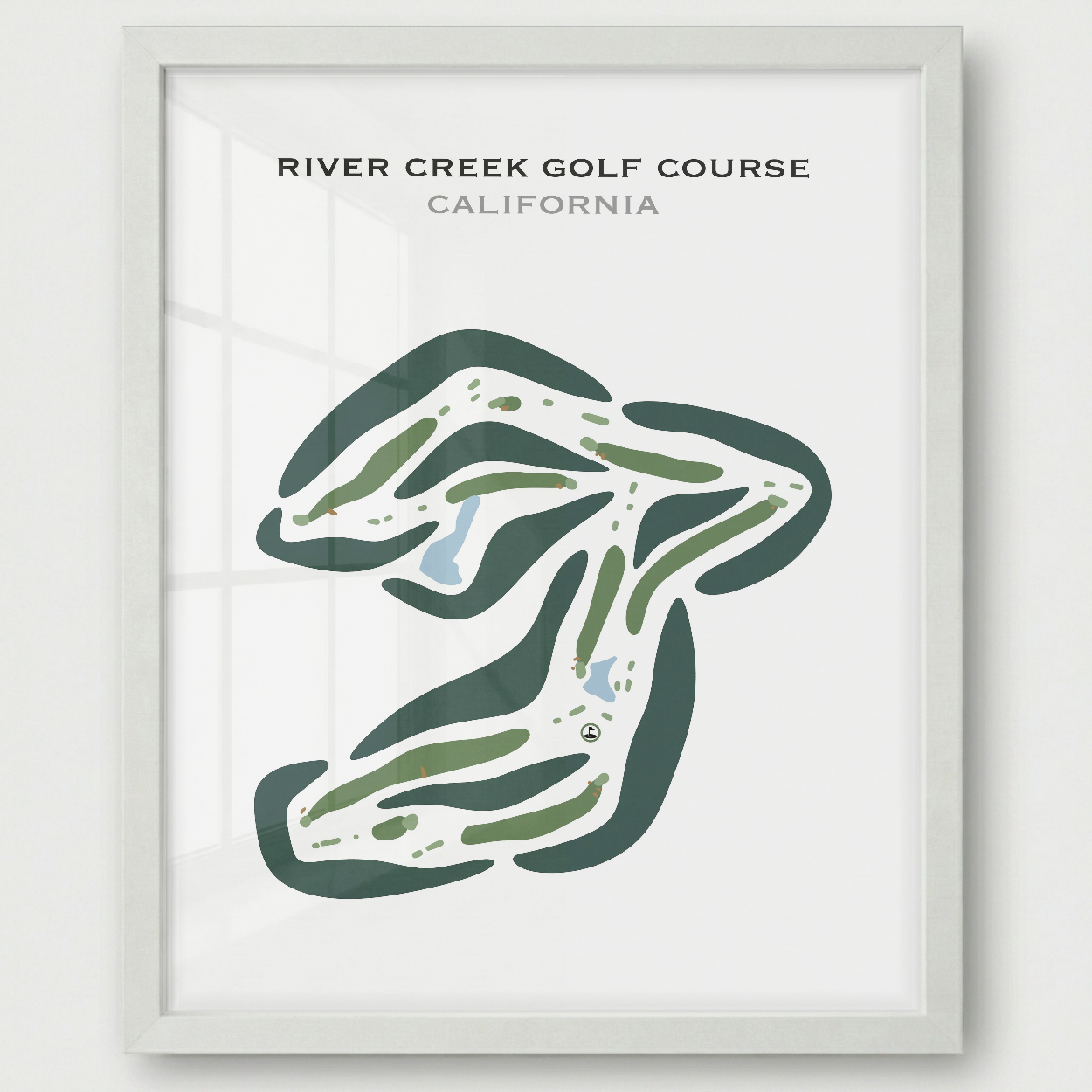 River Creek Golf Course, California - Printed Golf Courses