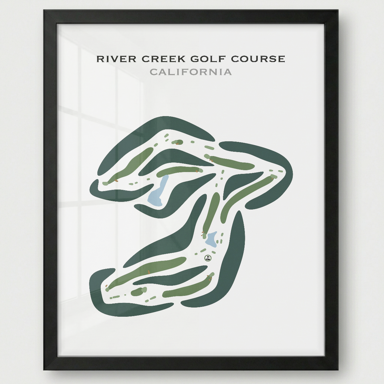 River Creek Golf Course, California - Printed Golf Courses