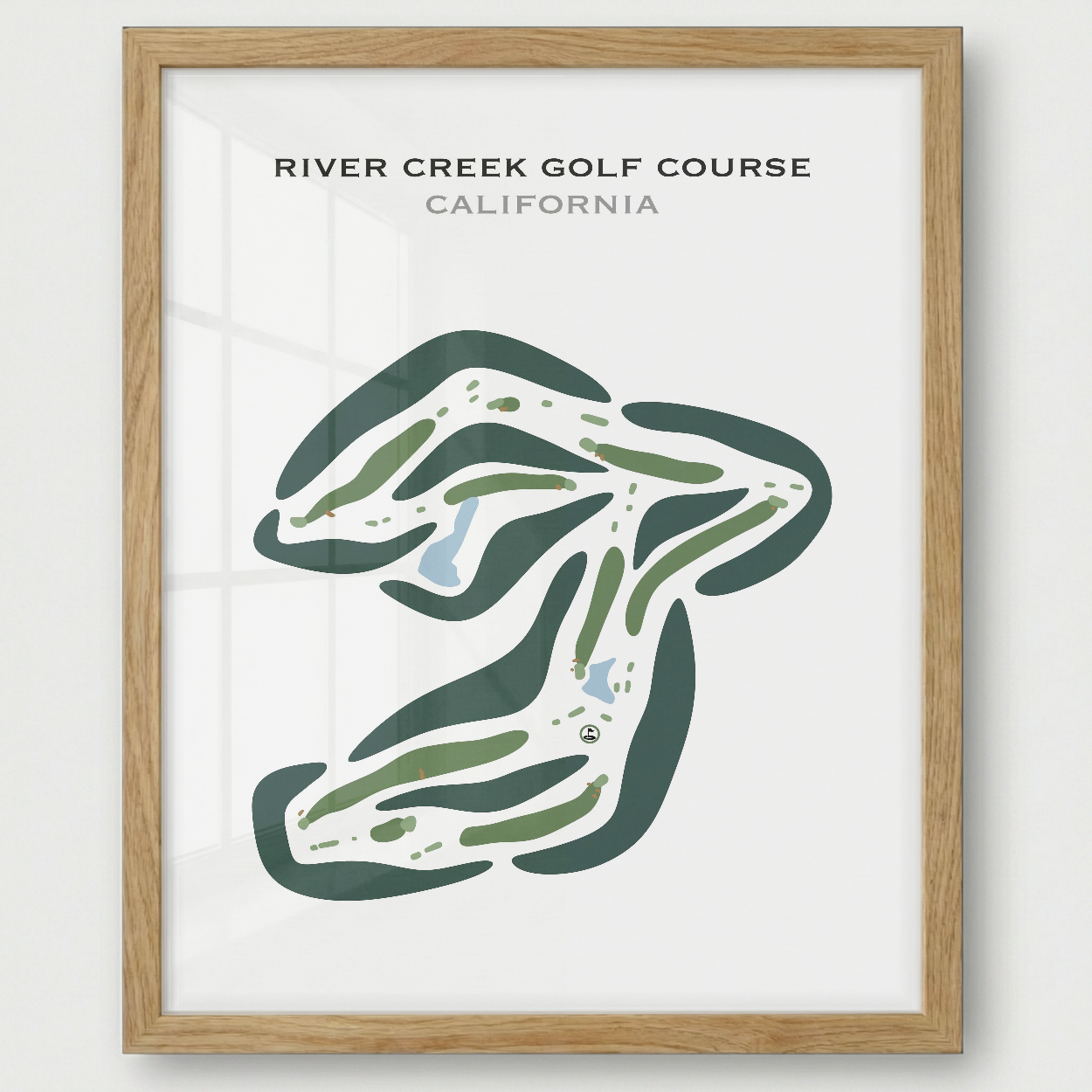 River Creek Golf Course, California - Printed Golf Courses