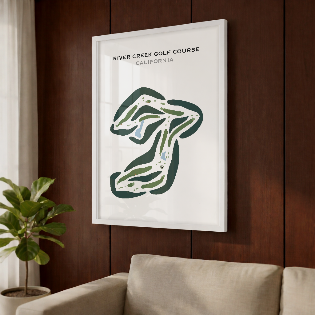 River Creek Golf Course, California - Printed Golf Courses
