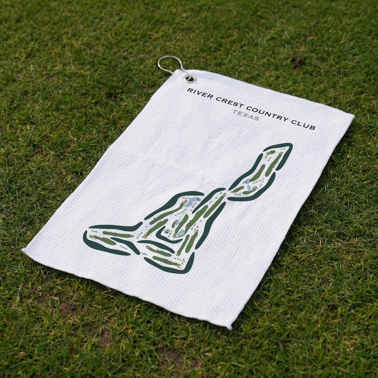 River Crest Country Club, Texas - Printed Golf Courses