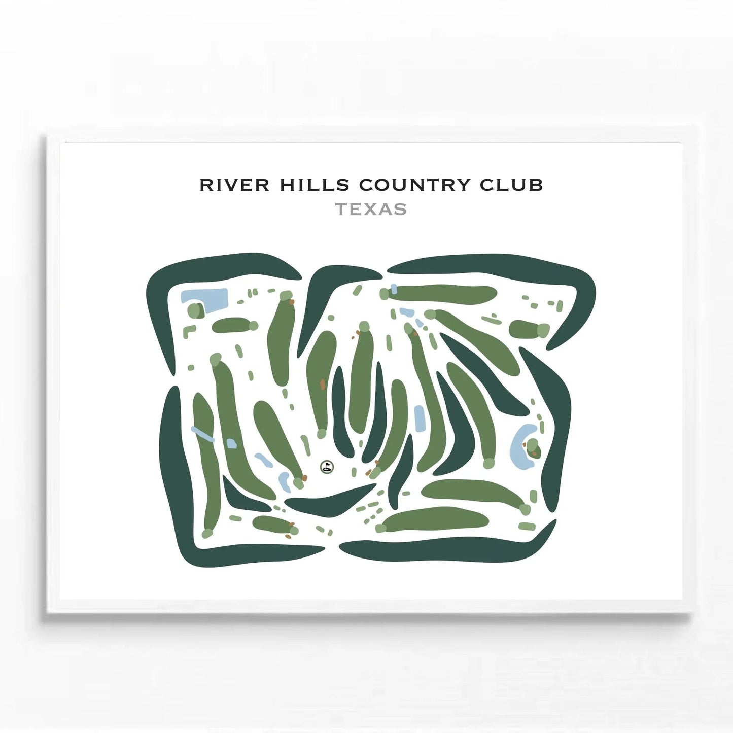 River Hills Country Club, Texas - Printed Golf Courses