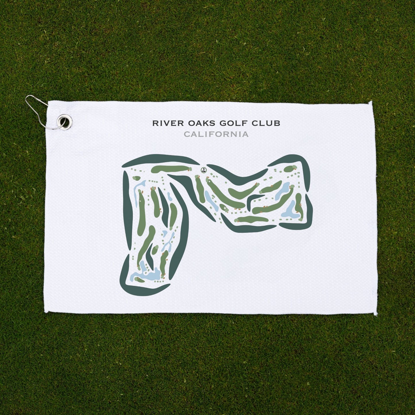 River Oaks Golf Club, California - Printed Golf Courses
