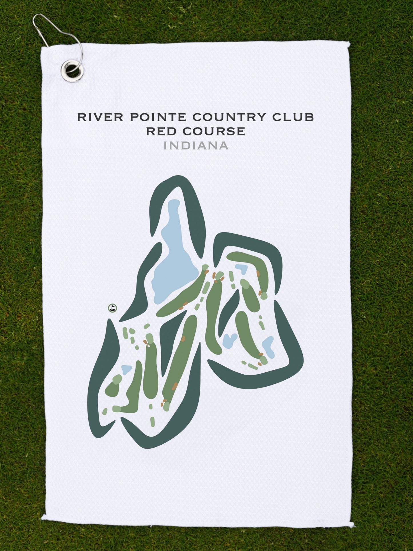 River Pointe Country Club, Red Course, Indiana - Printed Golf Courses