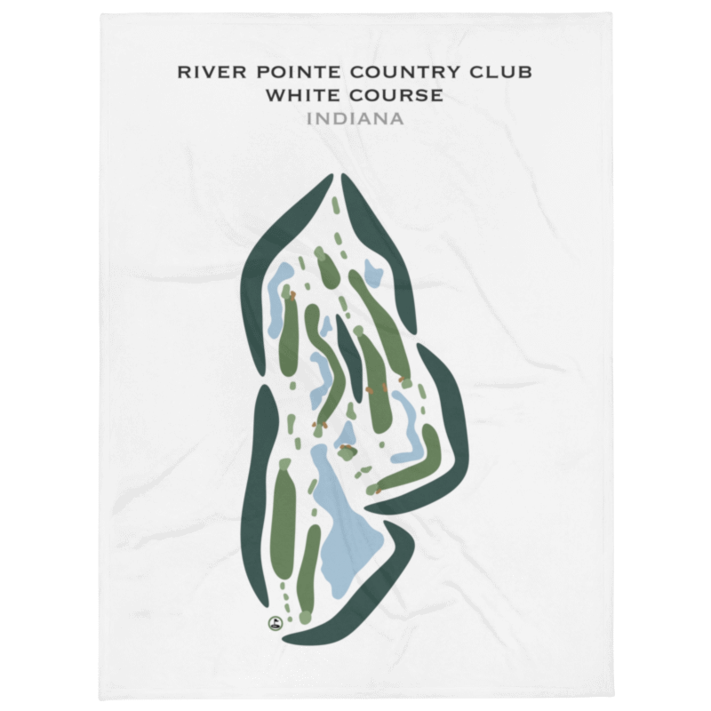 River Pointe Country Club, White Course, Indiana - Printed Golf Courses