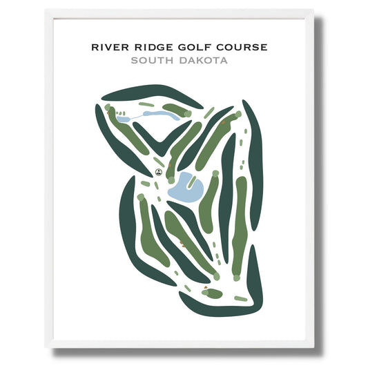 River Ridge Golf Course, South Dakota - Printed Golf Courses