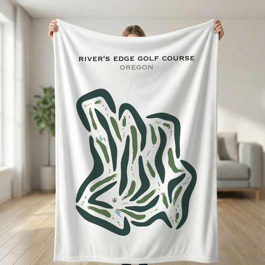 River's Edge Golf Course, Oregon - Printed Golf Courses
