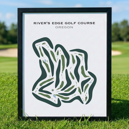 River's Edge Golf Course, Oregon - Printed Golf Courses