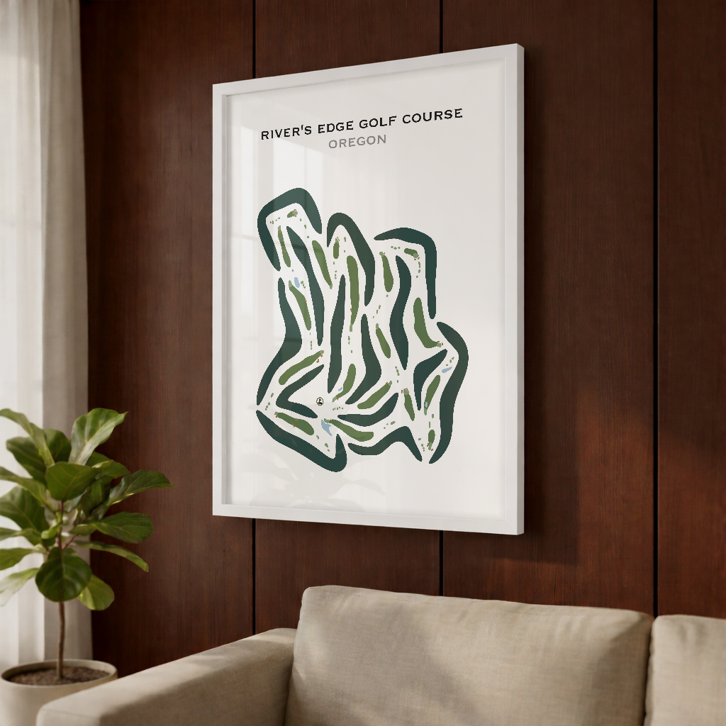 River's Edge Golf Course, Oregon - Printed Golf Courses