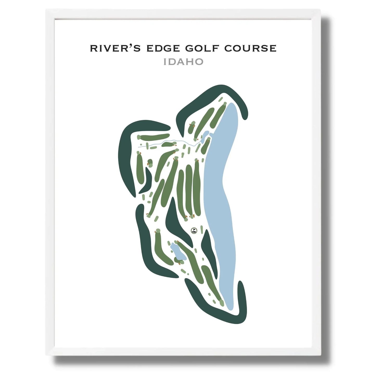 River's Edge Golf Course, Burley, Idaho - Printed Golf Courses