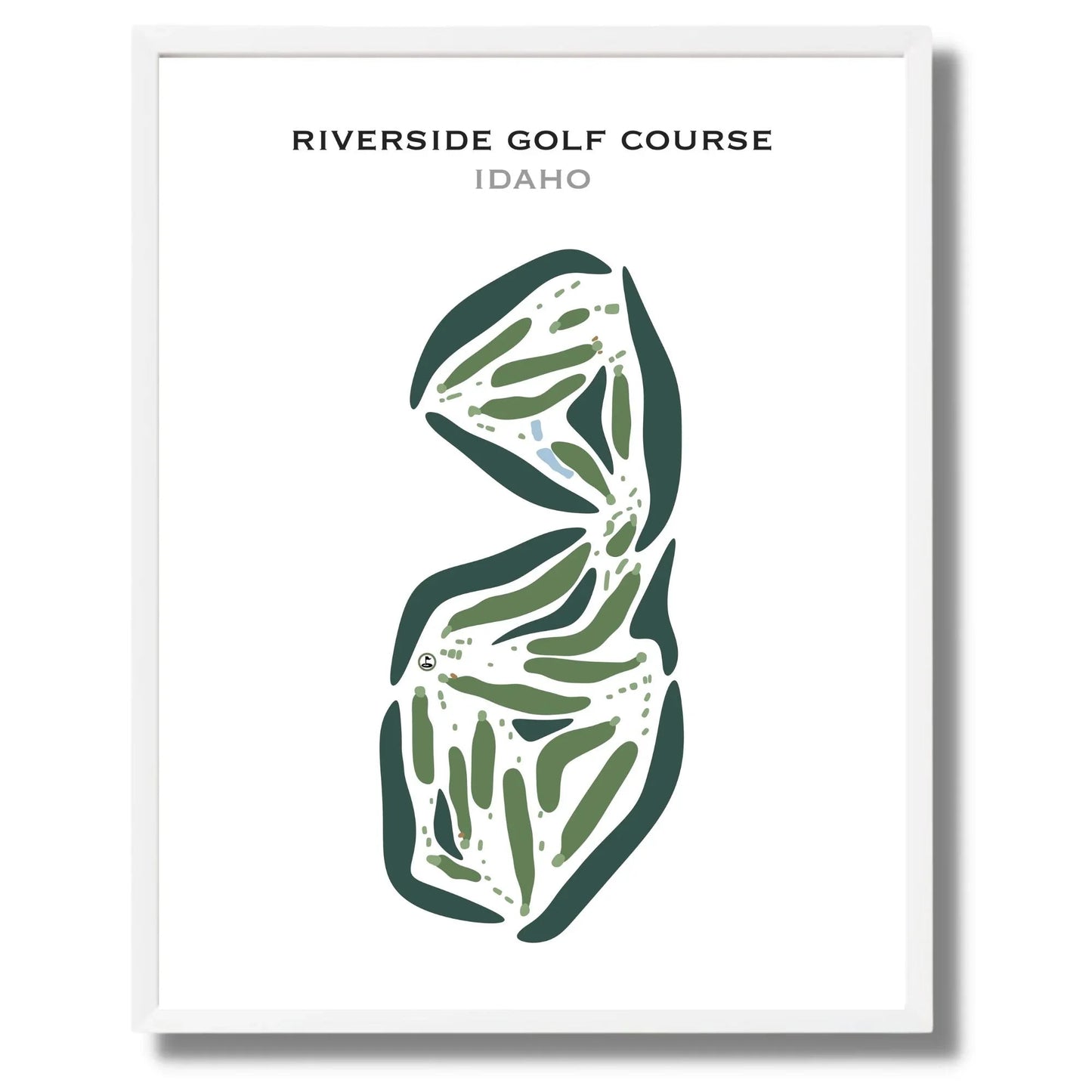 Riverside Golf Course, Idaho - Printed Golf Courses