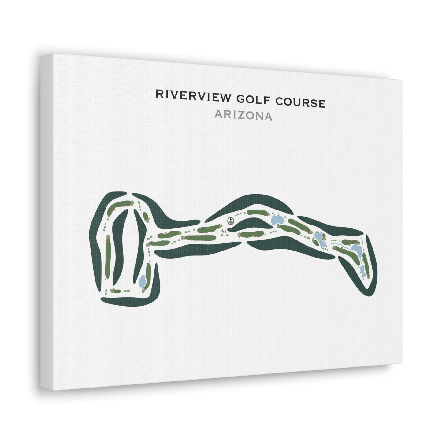 Riverview Golf Course, Arizona - Printed Golf Courses