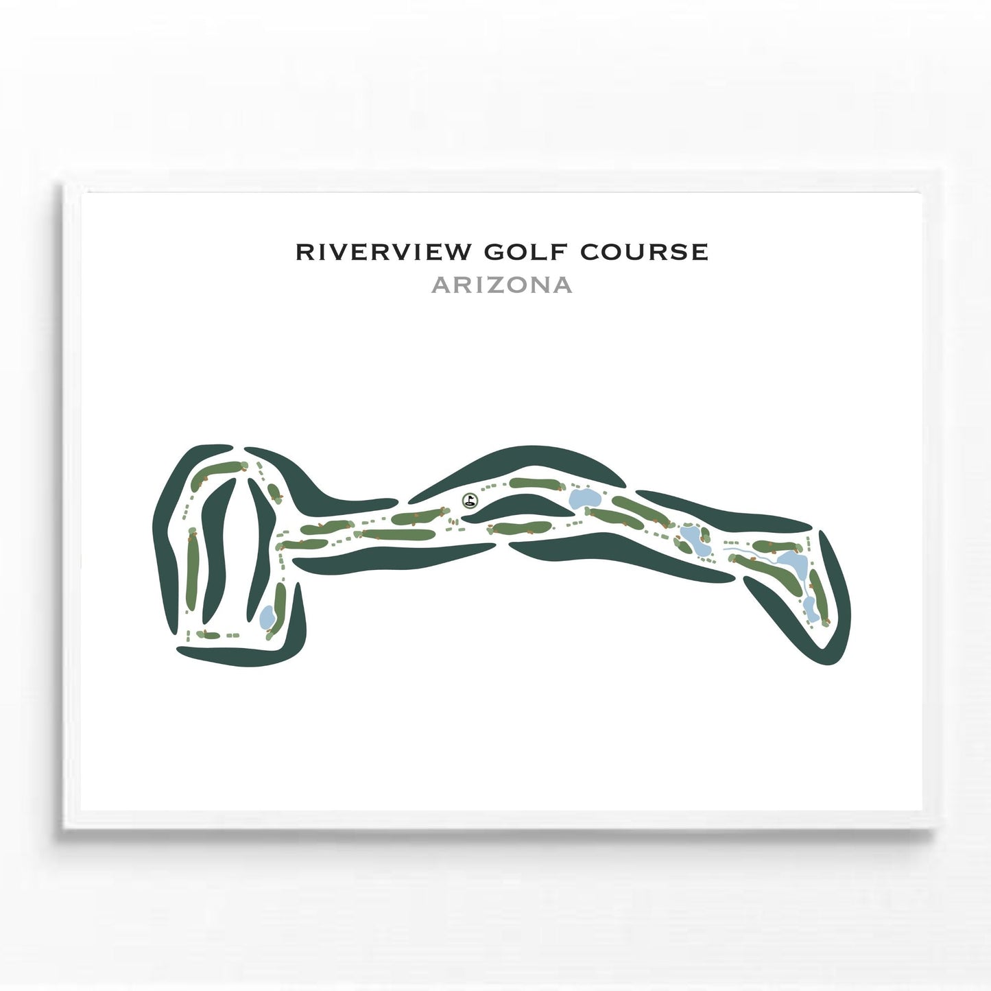 Riverview Golf Course, Arizona - Printed Golf Courses