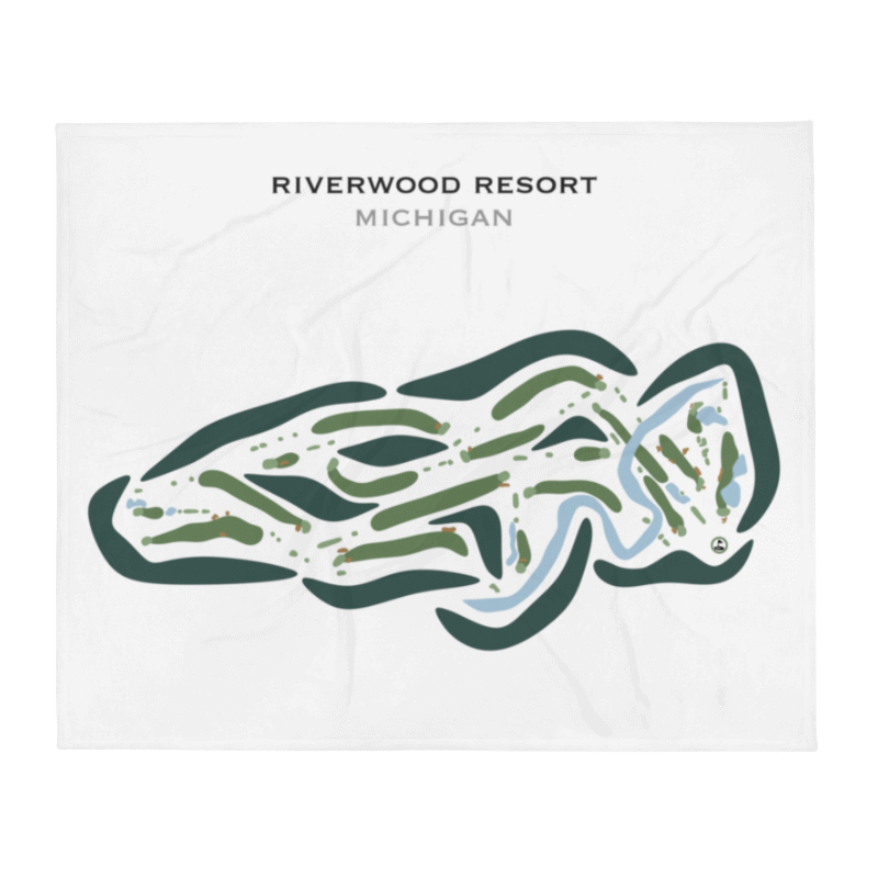 Riverwood Resort, Michigan - Printed Golf Courses