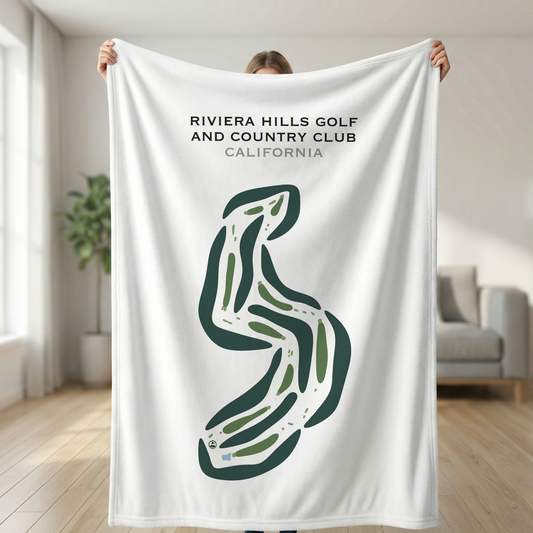 Riviera Hills Golf and Country Club, California - Printed Golf Courses