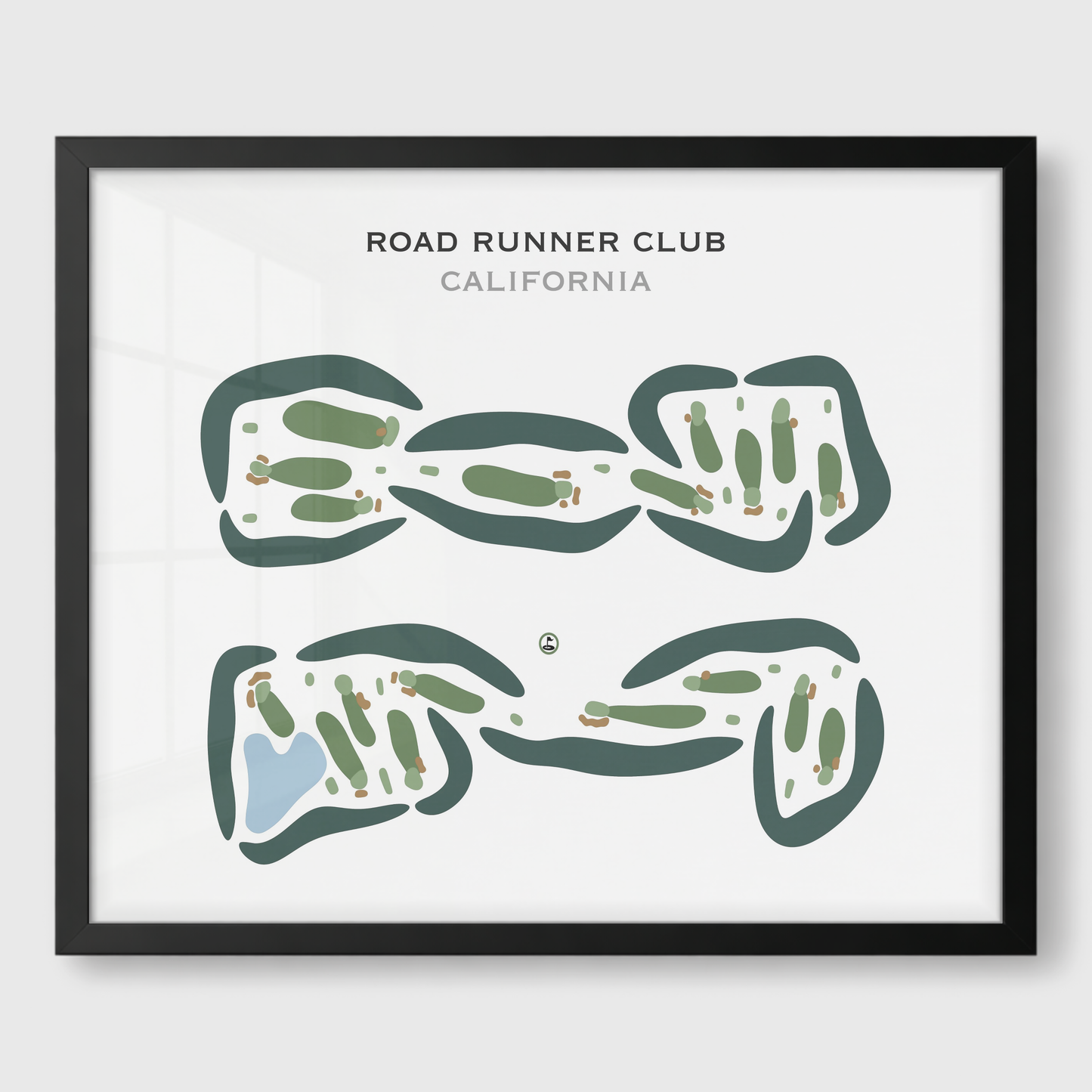 Road Runner Club, California - Printed Golf Courses