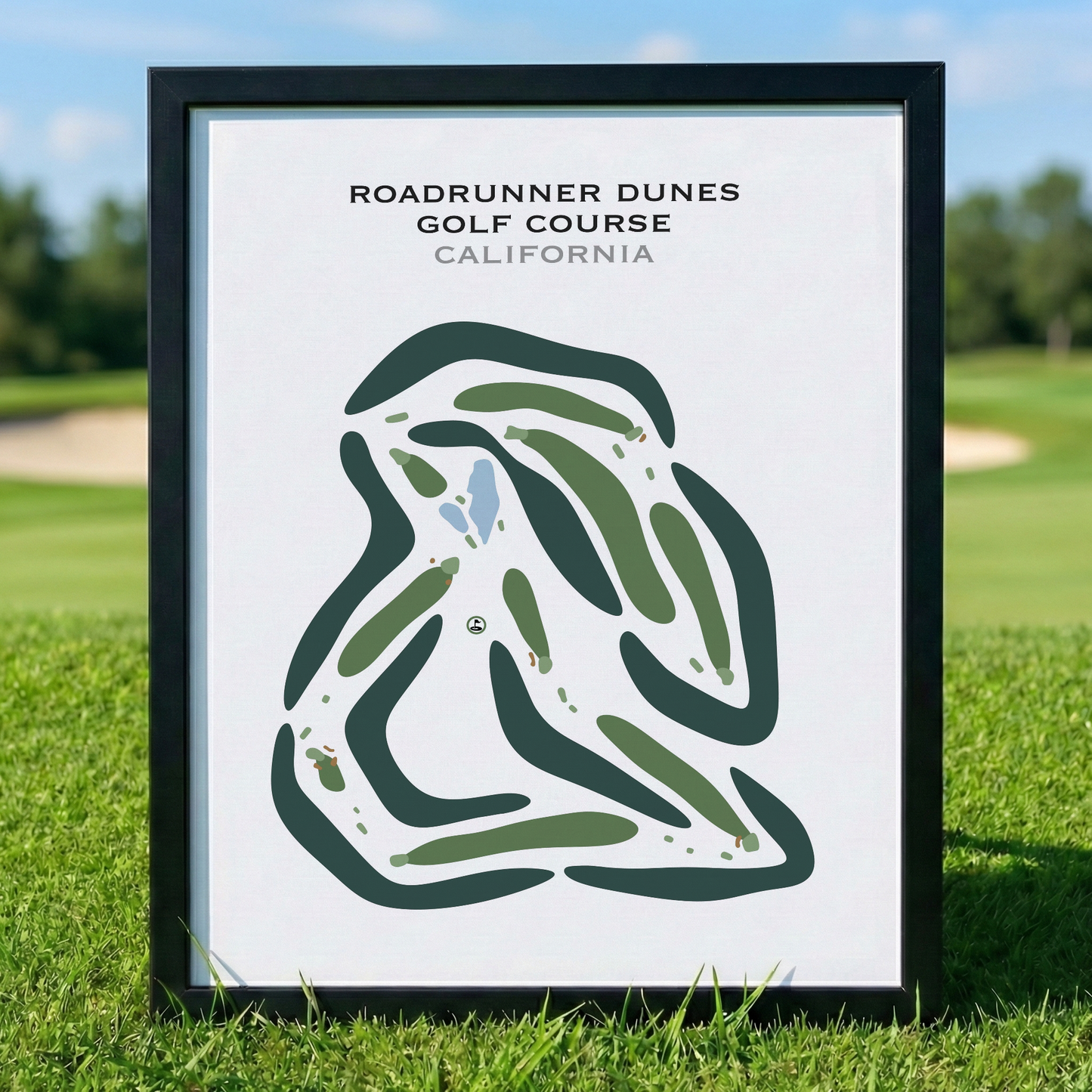 Roadrunner Dunes Golf Course, California - Printed Golf Courses