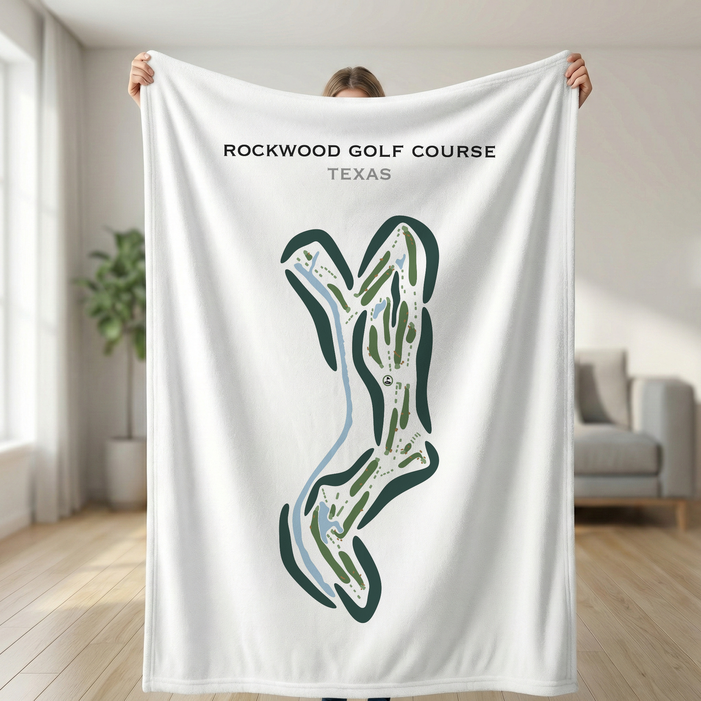Rockwood Golf Course, Texas - Printed Golf Courses