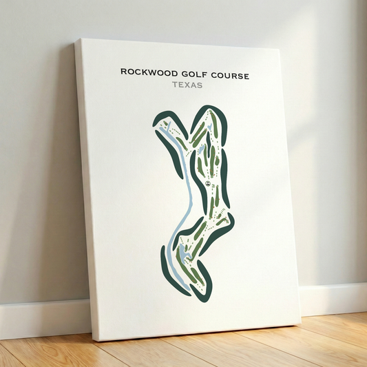 Rockwood Golf Course, Texas - Printed Golf Courses