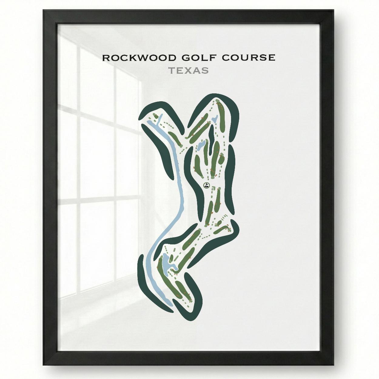 Rockwood Golf Course, Texas - Printed Golf Courses