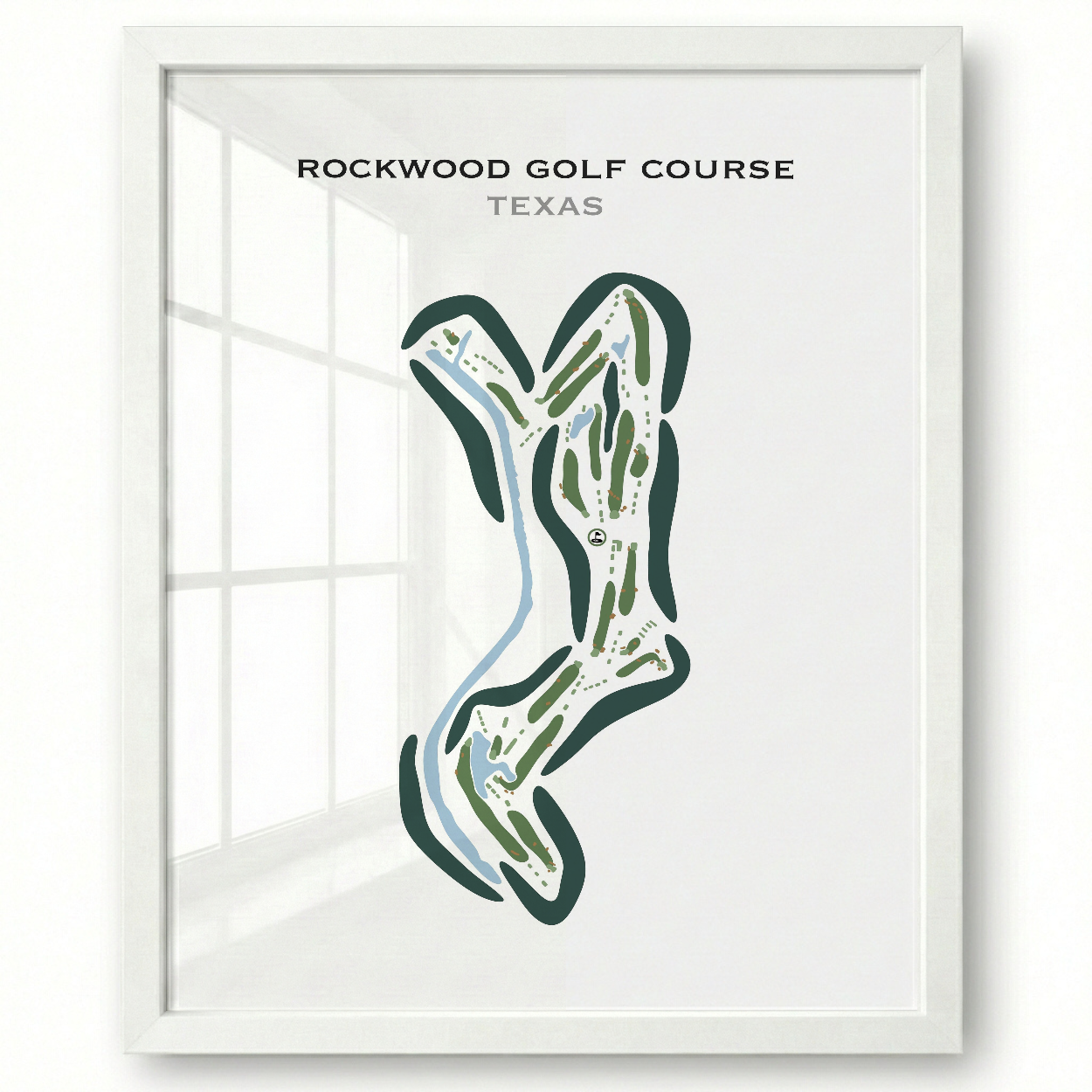 Rockwood Golf Course, Texas - Printed Golf Courses