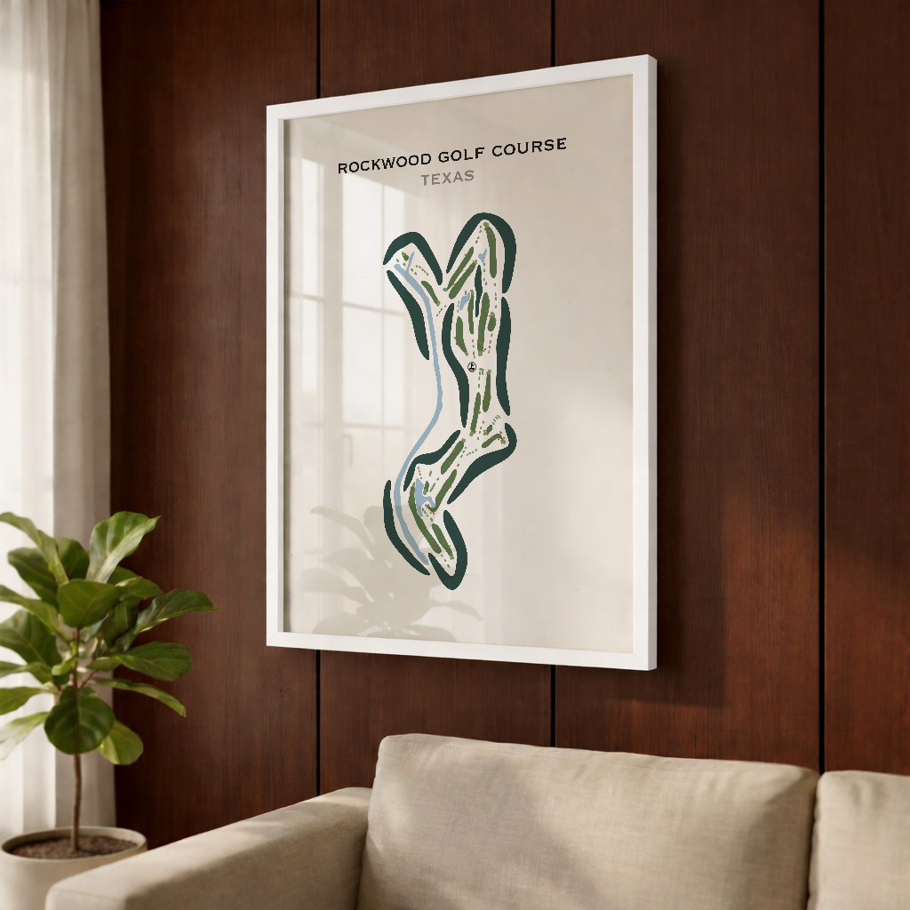Rockwood Golf Course, Texas - Printed Golf Courses