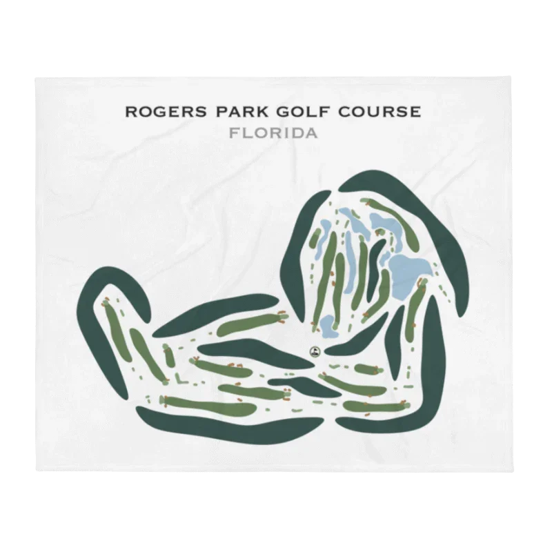 Rogers Park Golf Course, Florida - Printed Golf Courses