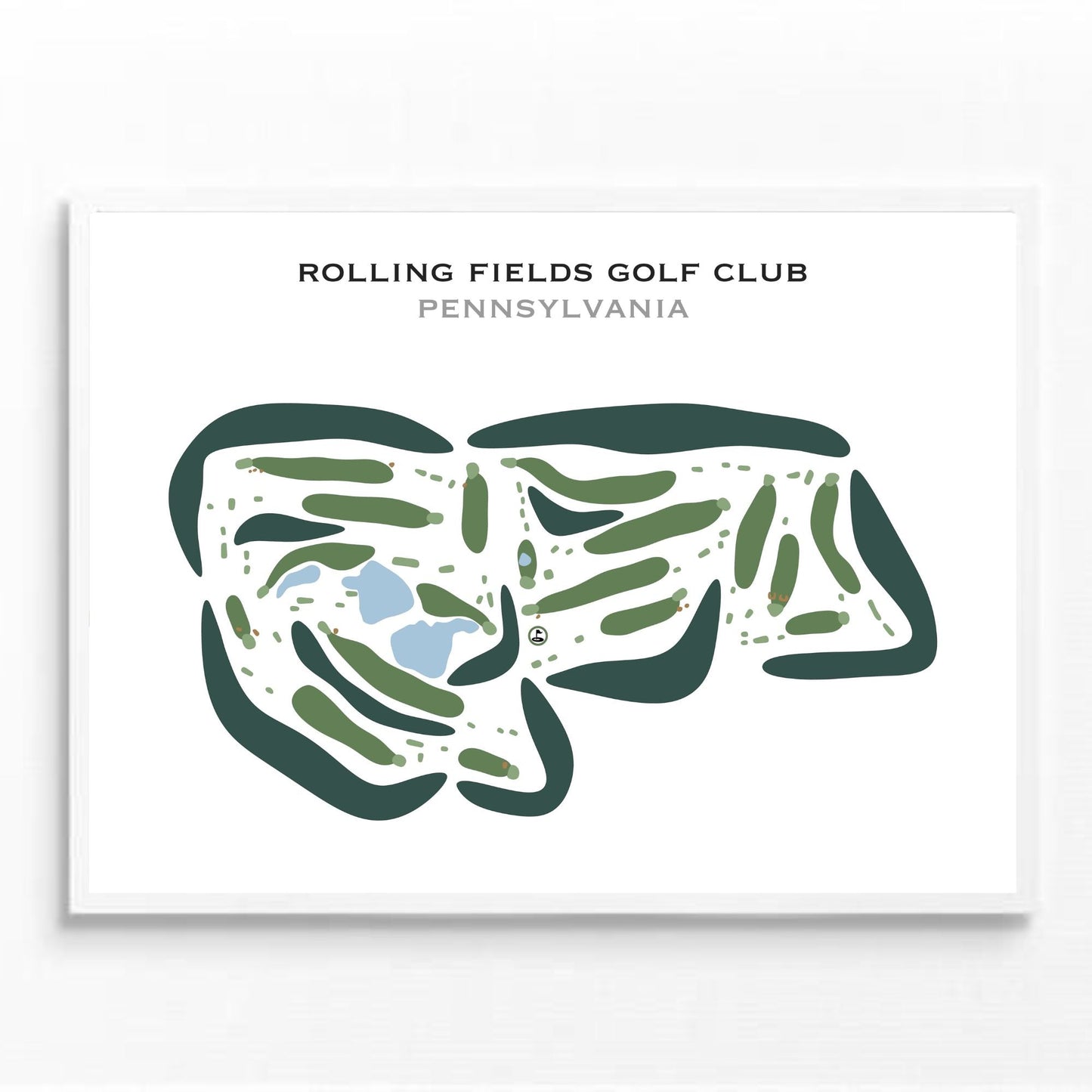 Rolling Fields Golf Club, Florida - Printed Golf Courses