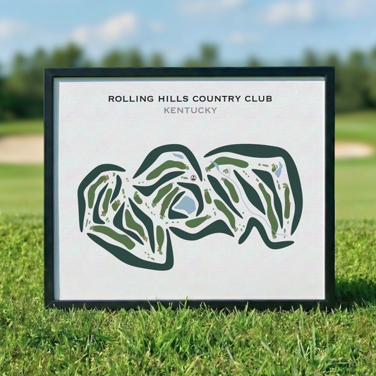 Rolling Hills Country Club, Kentucky - Printed Golf Courses