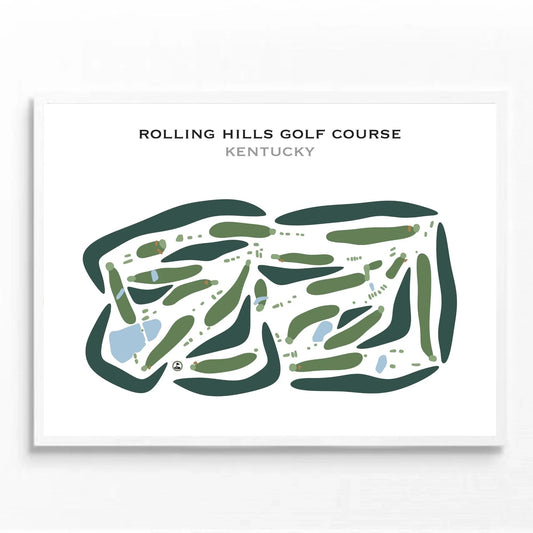 Rolling Hills Golf Course, Kentucky - Printed Golf Courses