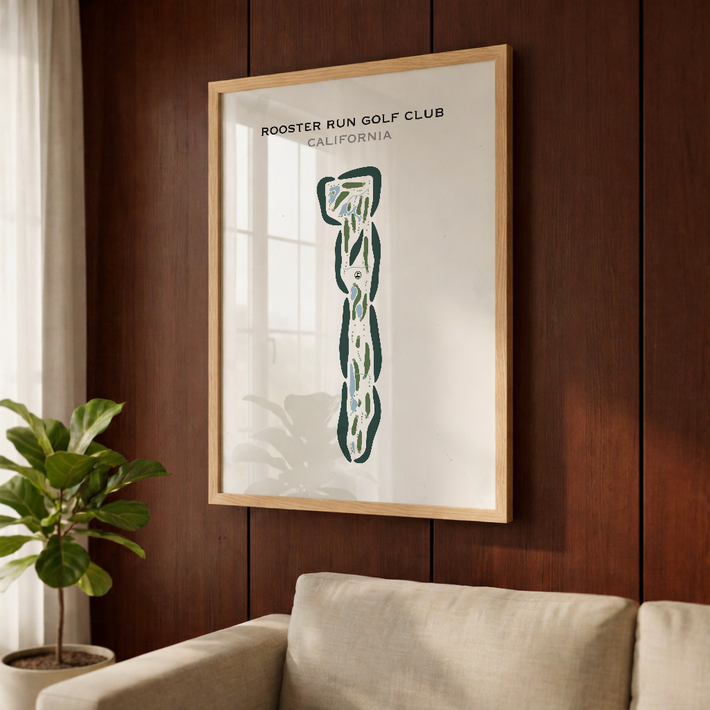 Rooster Run Golf Club, California - Printed Golf Courses