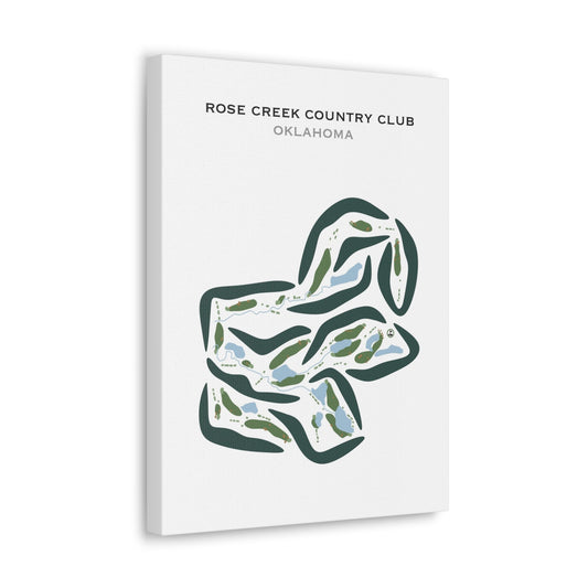 Rose Creek Country Club, Oklahoma - Printed Golf Courses