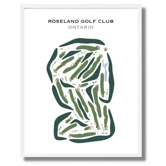 Roseland Golf Club, Canada - Printed Golf Courses