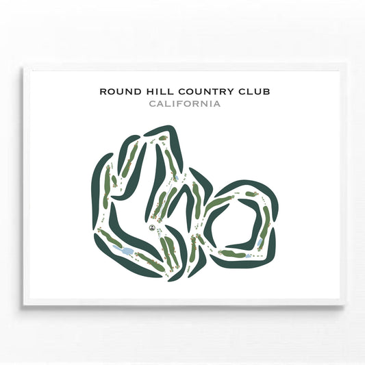 Round Hill Country Club, California - Printed Golf Courses