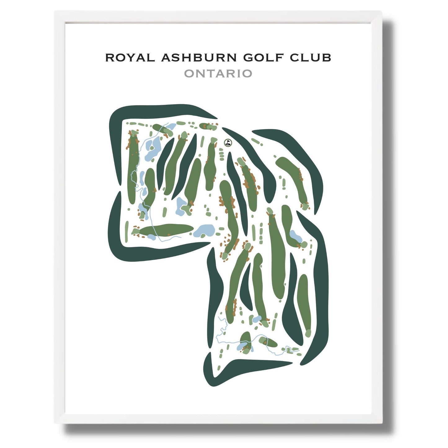 Royal Ashburn Golf Club, Ontario - Printed Golf Courses