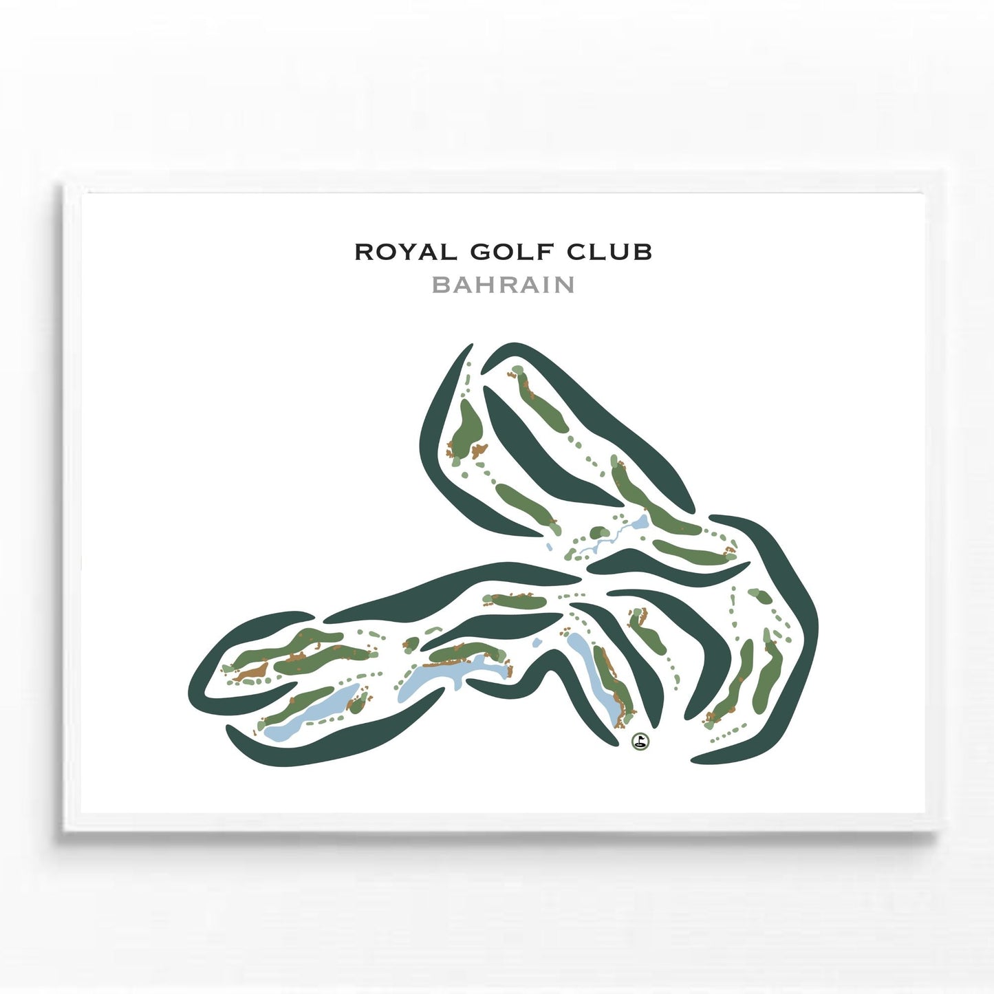 Royal Golf Club, Bahrain - Printed Golf Courses