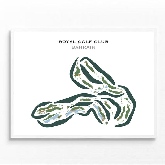 Royal Golf Club, Bahrain - Printed Golf Courses