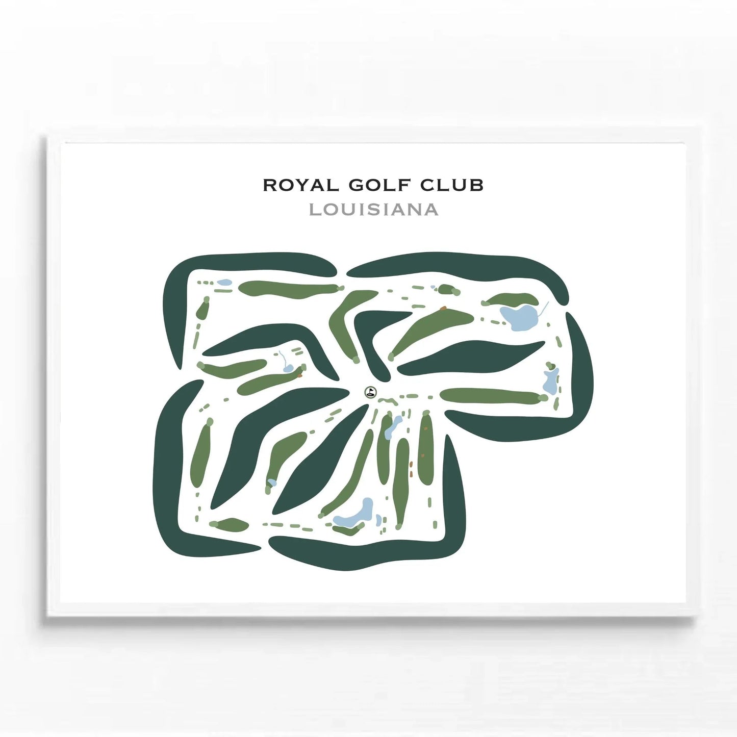 Royal Golf Club, Louisiana - Printed Golf Courses