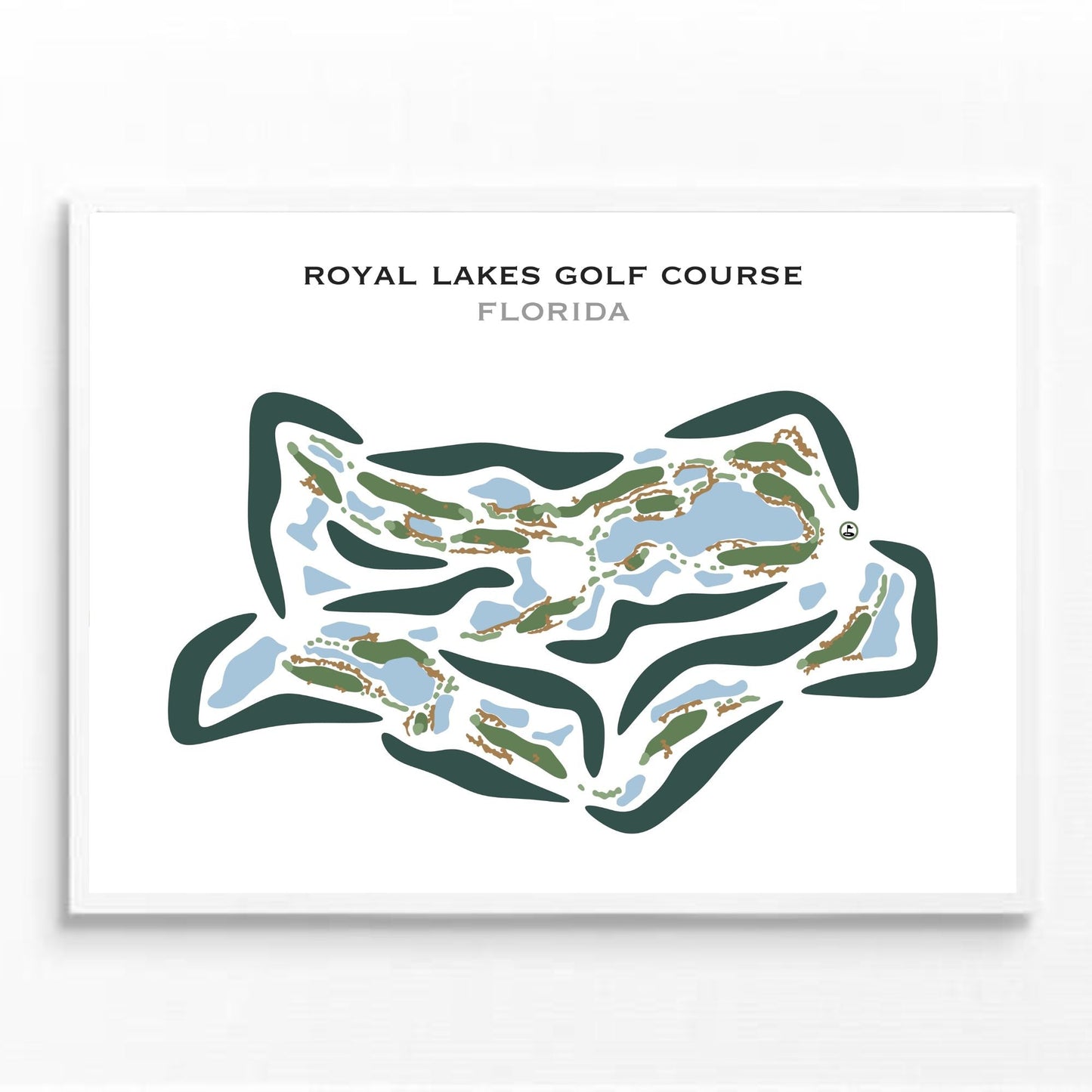 Royal Lakes Golf Course, Florida - Printed Golf Courses
