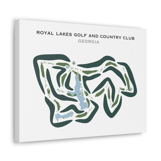 Royal Lakes Golf & Country Club, Georgia - Printed Golf Courses