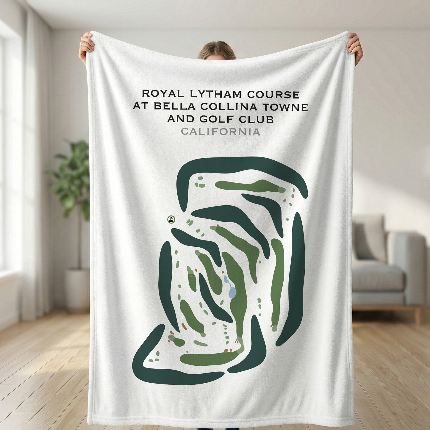 Royal Lytham Course at Bella Collina Towne & Golf Club, California - Printed Golf Courses