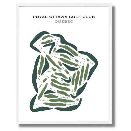 Royal Ottawa Golf Club, Quebec, Canada - Printed Golf Courses