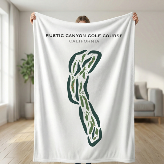 Rustic Canyon Golf Course, California - Printed Golf Courses
