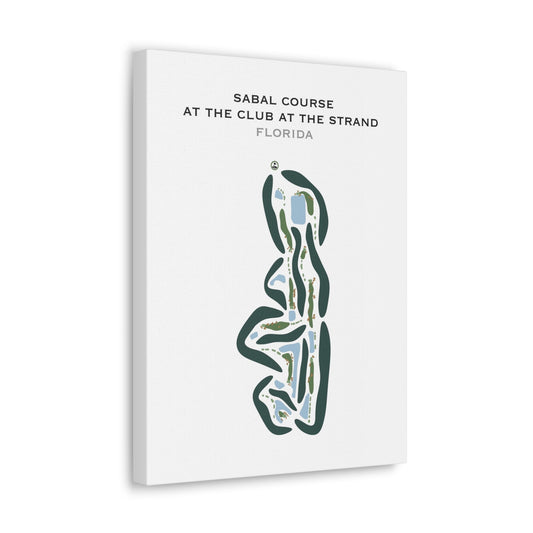 Sabal Course at The Club at the Strand, Florida - Printed Golf Courses